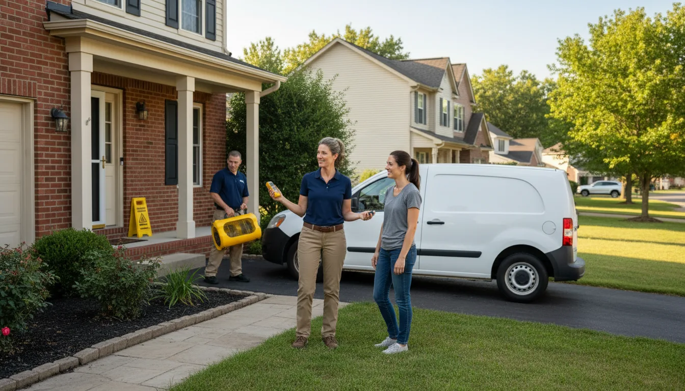 Water restoration image for Dehumidification And Cleanup Services in Burt, IA